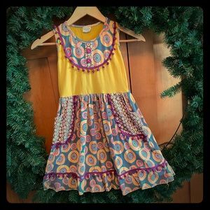 NWOT Ruffles by tutu & lulu Girls Dress Sz 7-8
